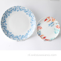 Ronde vorm porselein keramische decal servies sets